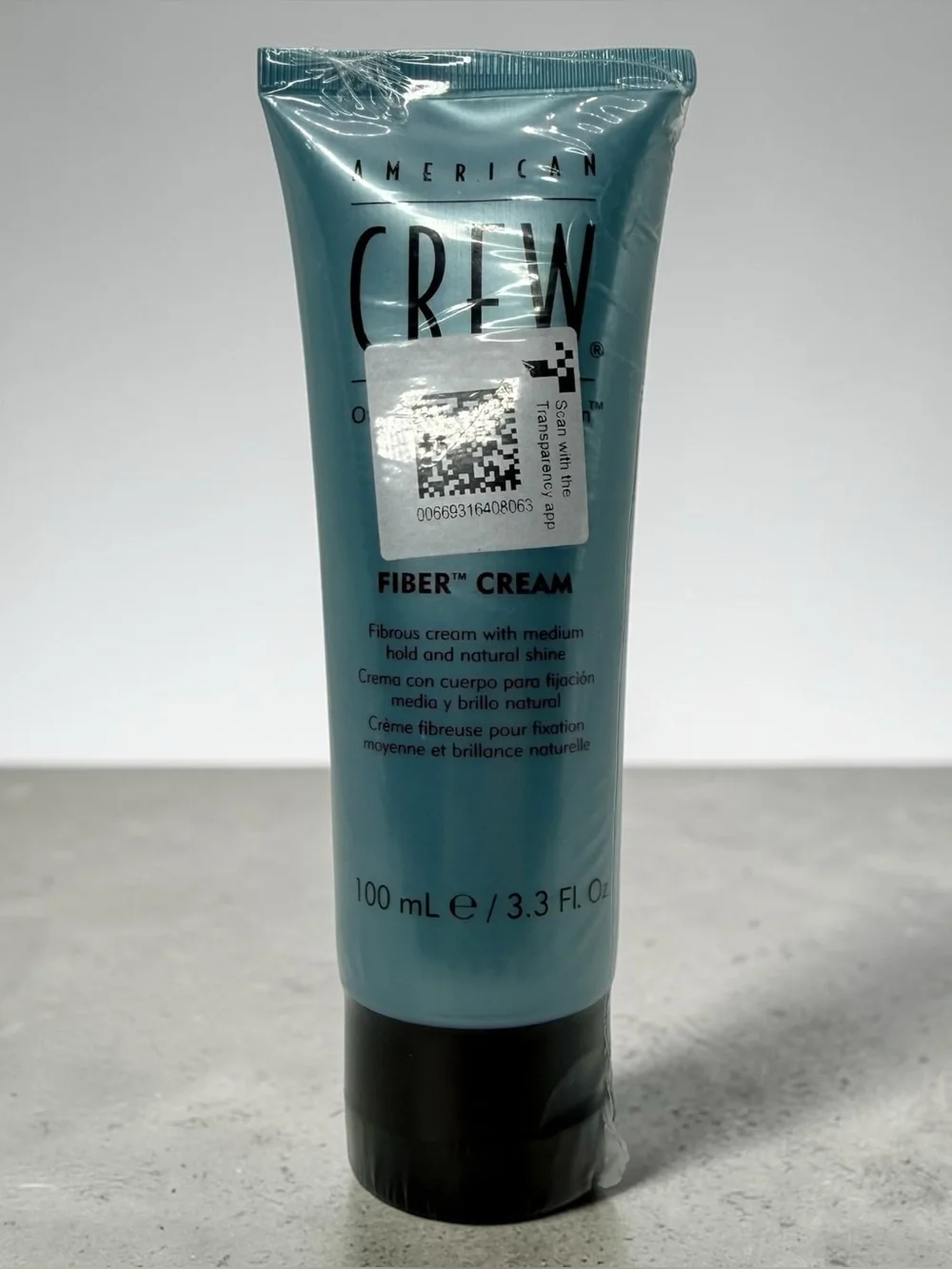 American Crew Men’s Fiber Cream 3.3 Oz Medium Hold Natural Shine Hair Styling